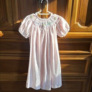 Pink Smocked Dress